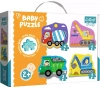 Puzzle 18 elementów. Pojazdy na budowie - zdjęcie