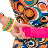 Pasek neonowy różowy 5,5 cm, zdjęcie 4