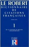 Dictionnaire poche citations francaises T.1 - zdjęcie