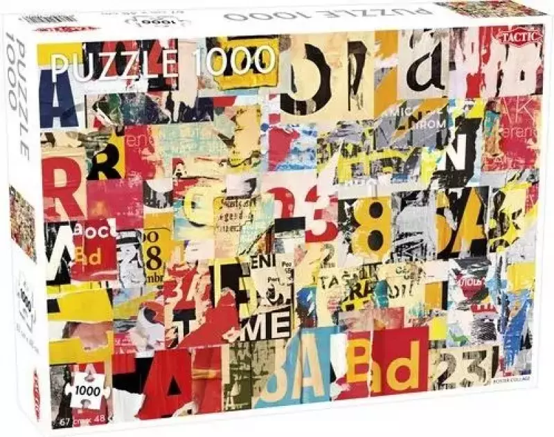 Puzzle 1000 Poster Collage Pattern