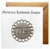 Kartka Pierwsza Komunia Święta - zdjęcie
