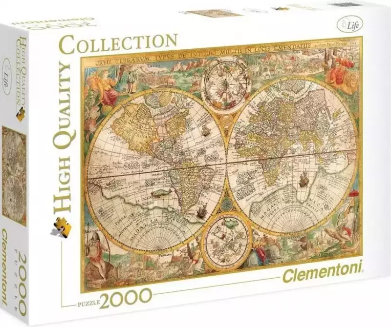 Puzzle 2000 elementów. High Quality Collection. Ancient Map