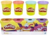 Play-Doh. Tuby uzupełniające (4 kolory) - zdjęcie