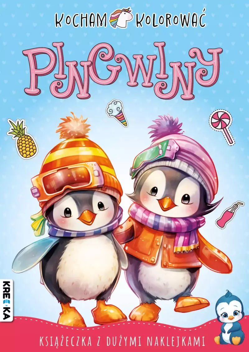 Pingwiny. Kocham kolorować Pingwiny. Kocham kolorować