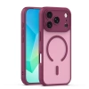 Nakładka Mag Matt do iPhone 17 Pro 6,3" / 18 Pro 6,3" bordowa camera protection - zdjęcie