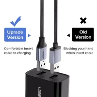 Kabel UGREEN US290 USB-A-micro USB 1.5m (czarny), zdjęcie 5