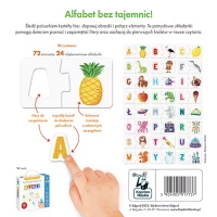 Puzzle sensoryczne 72 elementy. Literki, zdjęcie 5