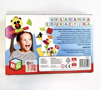 Montessori. Układanka edukacyjna. Papuga, zdjęcie 5