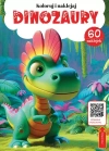 Kolorowanka z kodem QR. Dinozaury - zdjęcie