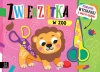 Pierwsze wycinanki z nożyczkami. Zwierzątka w zoo - zdjęcie