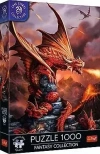 Puzzle 1000 elementów. Premium Plus. Fantasy Collection. Ognisty smok - zdjęcie