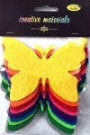 Motyle z filcu 11,5x8,5cm 9szt - zdjęcie