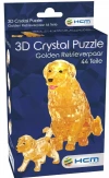 Puzzle 3D 44 elementy. Crystal. Golden Retrieverpaar - zdjęcie