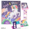 Kolorowanka Stick and Shine Jednorożec Ylvi 12472A - zdjęcie