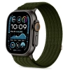 Tech-Protect Nylon Sport Apple Watch 8 / 9 / 10 / 11 / SE / Ultra (44 / 45 / 46 / 49 mm) Military Green - zdjęcie