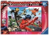 Puzzle XXL 200 elementów. Miraculous. Biedronka i Czarny Kot - zdjęcie