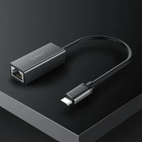 Adapter sieciowy Orico XC-R45-V1 USB-C do RJ45 Gigabit Ethernet 1 Gbps - czarny, zdjęcie 7