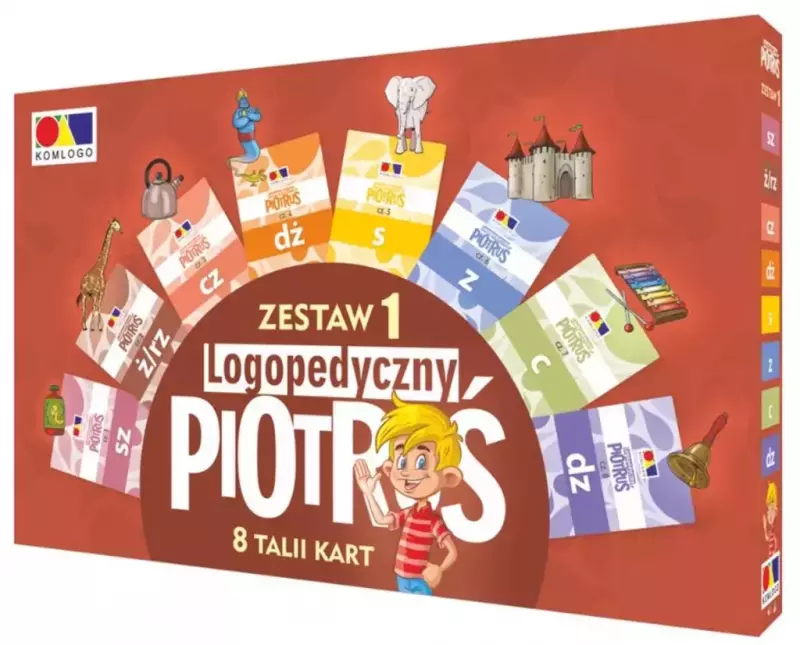 Logopedyczny Piotruś. Zestaw 1 Logopedyczny Piotruś. Zestaw 1