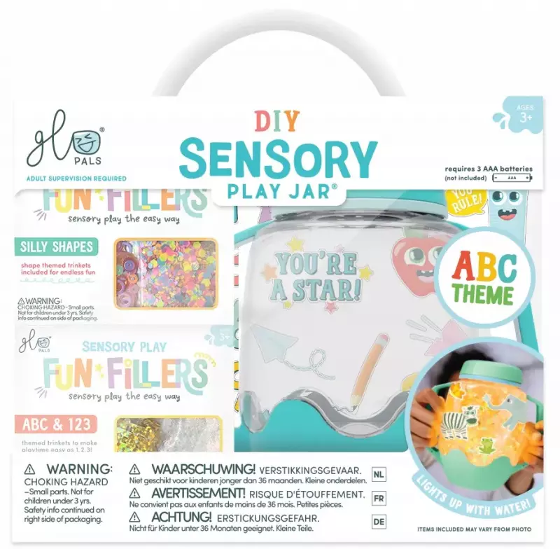 Glo Pals ABC Zestaw sensoryczny DIY Glo Pals ABC Zestaw sensoryczny DIY