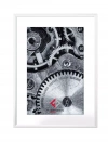 Ramka aluminiowa z plexi 21x29 cm, biała - zdjęcie