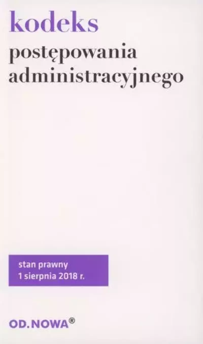 Kodeks post?powania administracyjnego Kodeks post?powania administracyjnego