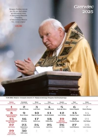 Kalendarz ze św. Janem Pawłem II 2025, zdjęcie 8
