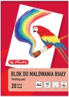 Blok do malowania A4 20 k. 120g biały, Herlitz - zdjęcie