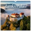 Kalendarz 2027 wieloplanszowy 33x33cm Zamki i... - zdjęcie