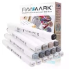 Pro markery alkoholowe purePRO 16 Grey Tones - zdjęcie