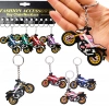 Brelok motocykl gumowy 12 sztuk - zdjęcie