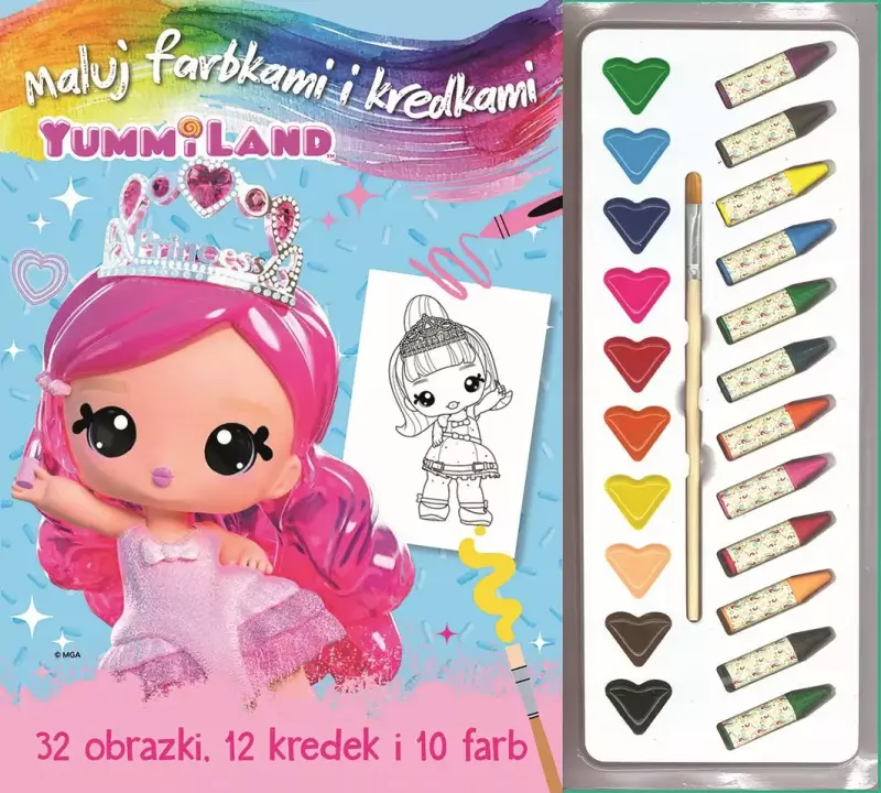Maluj i koloruj. Yummiland