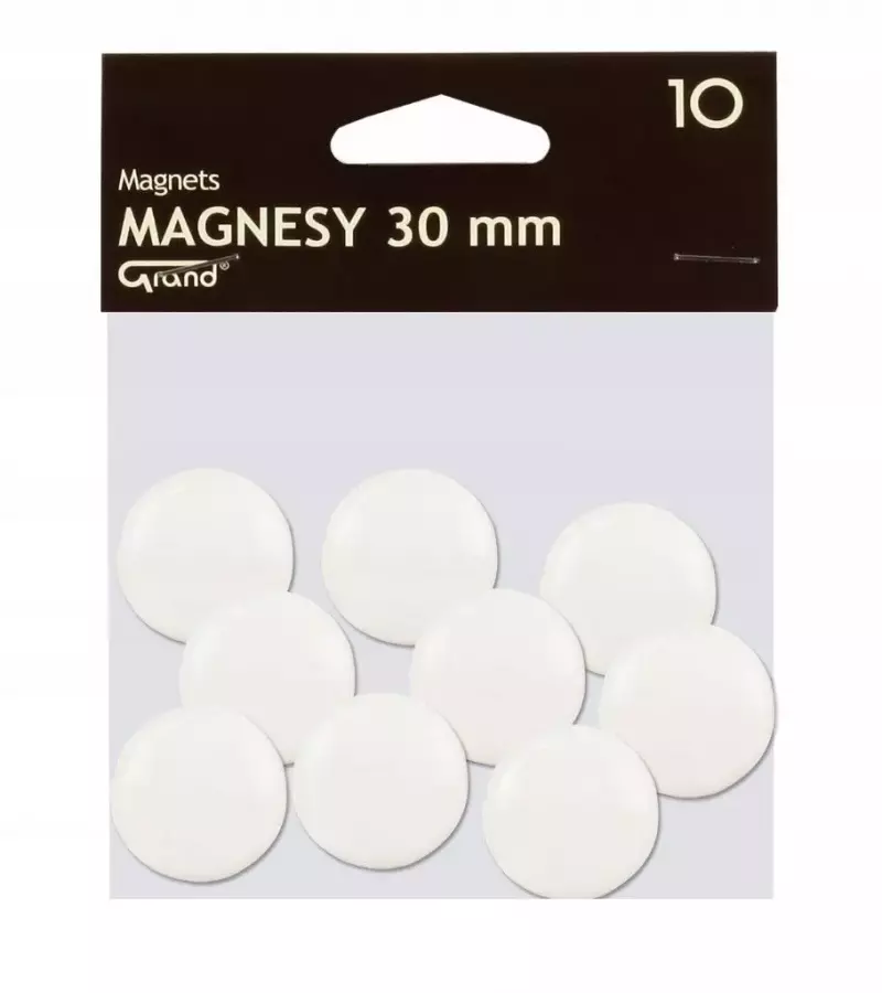 Magnes, biały (10 sztuk) Magnes, biały (10 sztuk)