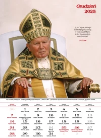 Kalendarz ze św. Janem Pawłem II 2025, zdjęcie 14
