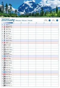 Kalendarz 2025 PLANER ścienny do notatek ORGANIZER, zdjęcie 3