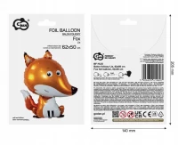 Balon foliowy Lis, 62x50 cm, zdjęcie 2