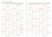 Kalendarz nauczyciela 2025/2026 B6 tygodniowy PCV, eko, zdjęcie 3