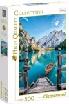 Puzzle 500 elementów. High Quality Collection. Jezioro Braies - zdjęcie