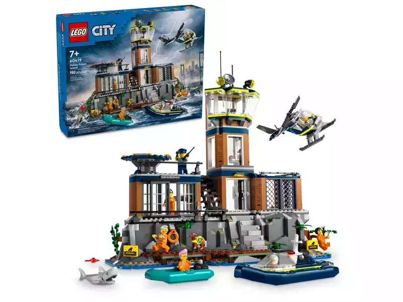 LEGO City Policja z Więziennej Wyspy 60419