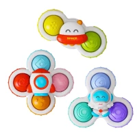 Spinnery sensoryczne z przyssawką Pop-It (3 sztuki), zdjęcie 2