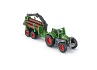 Traktor z leśną przyczepą, zielony, zdjęcie 4