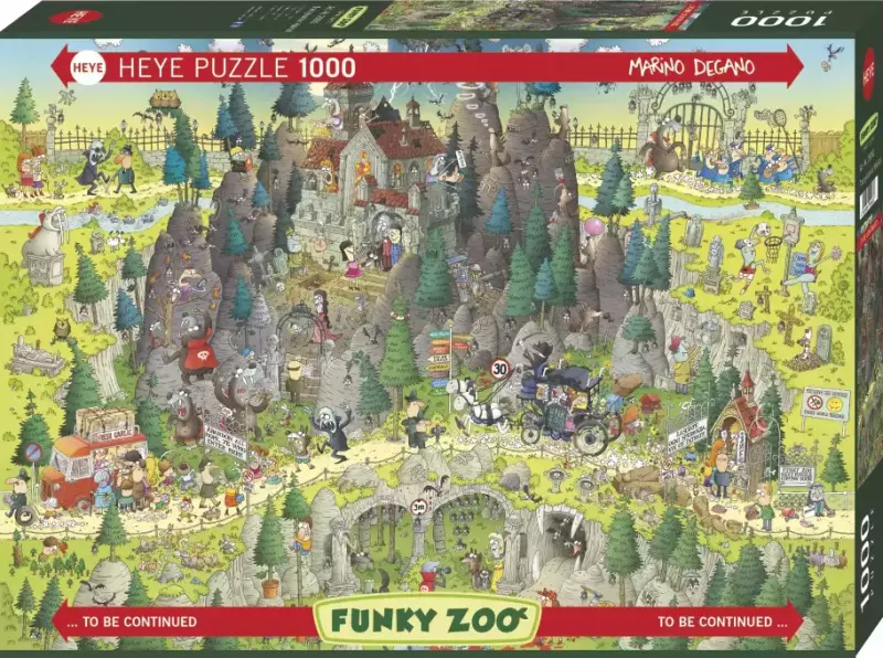 Puzzle 1000 elementów. Funky Zoo. Transylwania Puzzle 1000 elementów. Funky Zoo. Transylwania