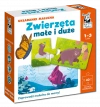 Układanki malucha. Zwierzęta małe i duże 1-3 lata. Zaprowadź malucha do mamy! - zdjęcie