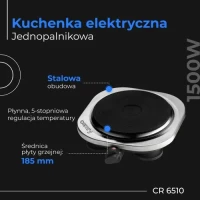 Kuchenka elekt. jednopalnikowa, zdjęcie 8