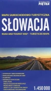 Słowacja. Mapa samochodowo-turystyczna 1:450 000 - zdjęcie
