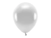Balony Eco 30cm metalizowane, srebrny (1 op. / 100 szt.) - zdjęcie