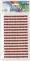 Dżety samoprzylepne czerwone 4mm 240szt - zdjęcie