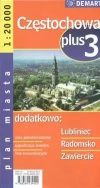 Częstochowa plus 3 1:20 000 plan miasta - zdjęcie