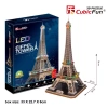 Puzzle 3D. Francja. Wieża Eiffla (podświetlana) - zdjęcie