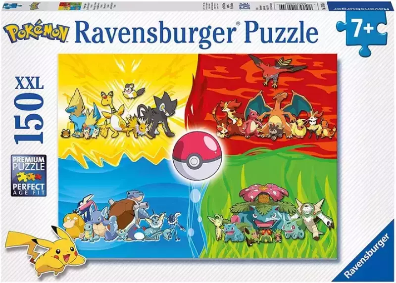 Puzzle 150 elementów. Pokemon