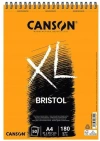 Blok rysunkowy A4 50 k. 180g XL Bristol na spirali , Canson - zdjęcie